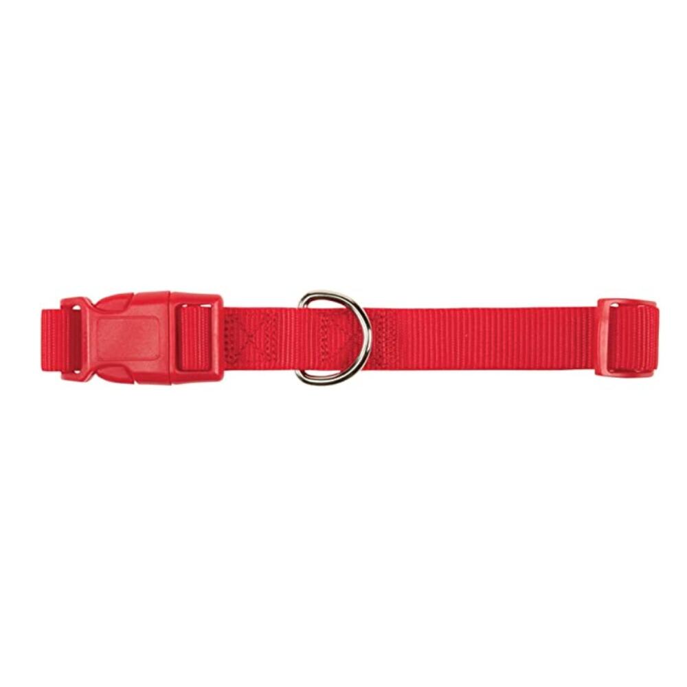 Zack & Zoey 1" Wide Nylon Red Pet Collar